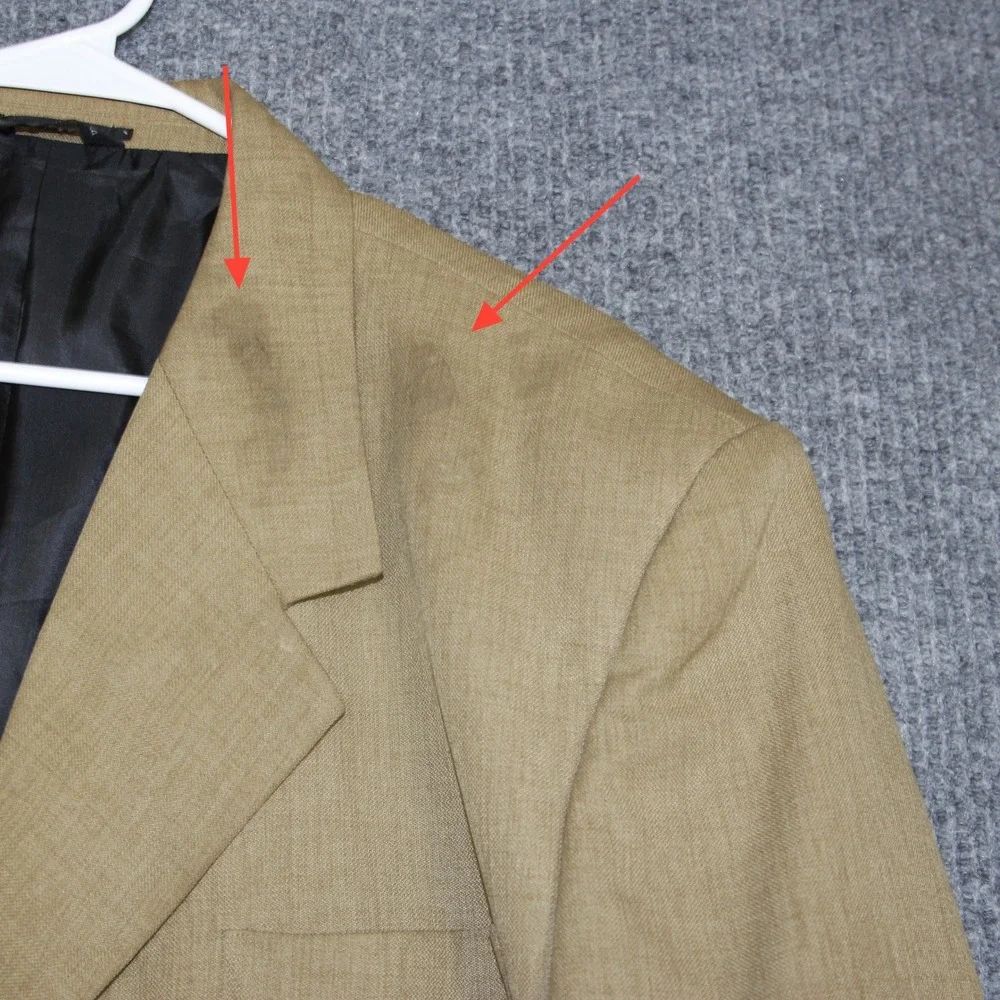 Vintage Gino Cappelli Collection Blazer Mens R44 Tan‎ Sport Tailored